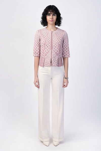Rohit Gandhi Rahul Khanna Calliope Corded Jacket indian designer wear online shopping melange singapore
