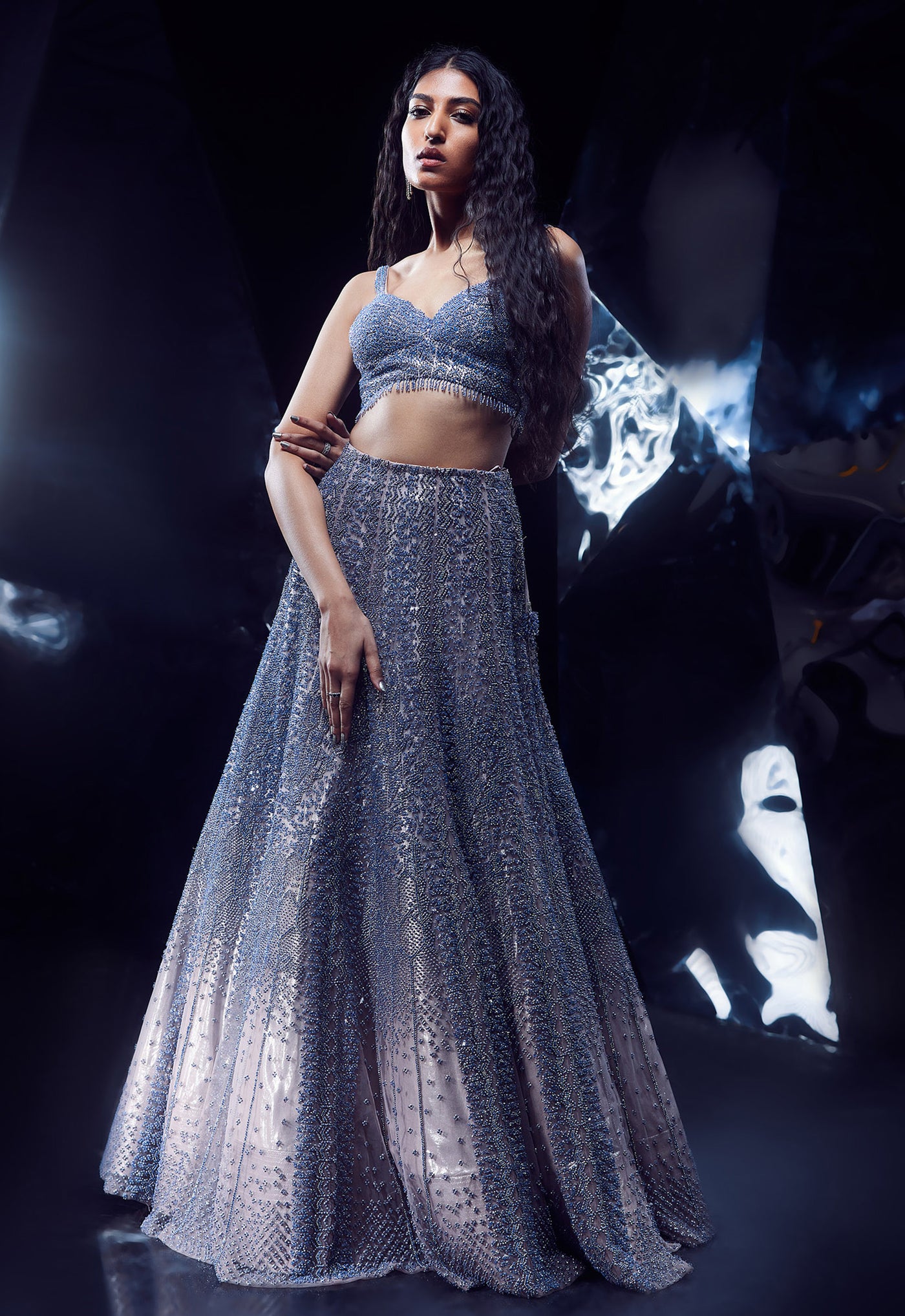 Rohit Gandhi Rahul Khanna Callista Lehenga Set indian designer wear online shopping melange singapore