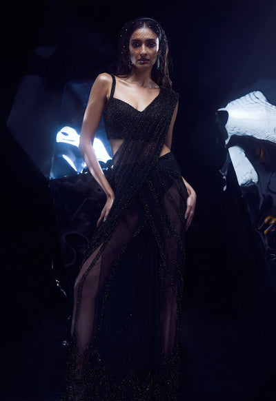 Rohit Gandhi Rahul Khanna Ersa Sari indian designer wear online shopping melange singapore
