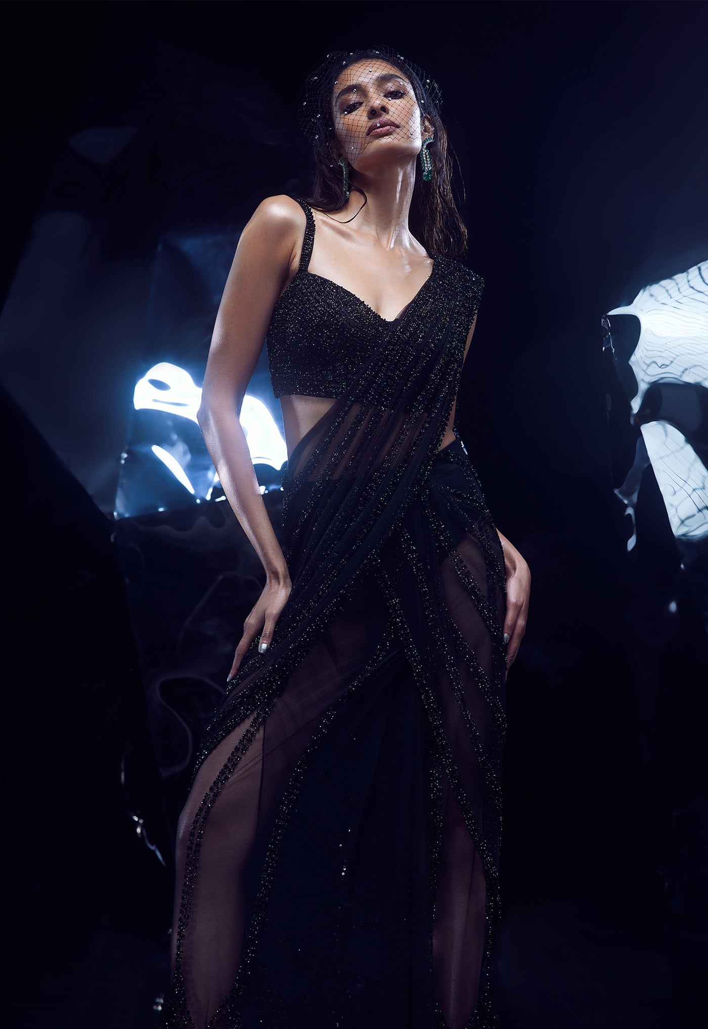 Rohit Gandhi Rahul Khanna Ersa Sari indian designer wear online shopping melange singapore