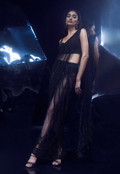 Rohit Gandhi Rahul Khanna Ersa Sari indian designer wear online shopping melange singapore