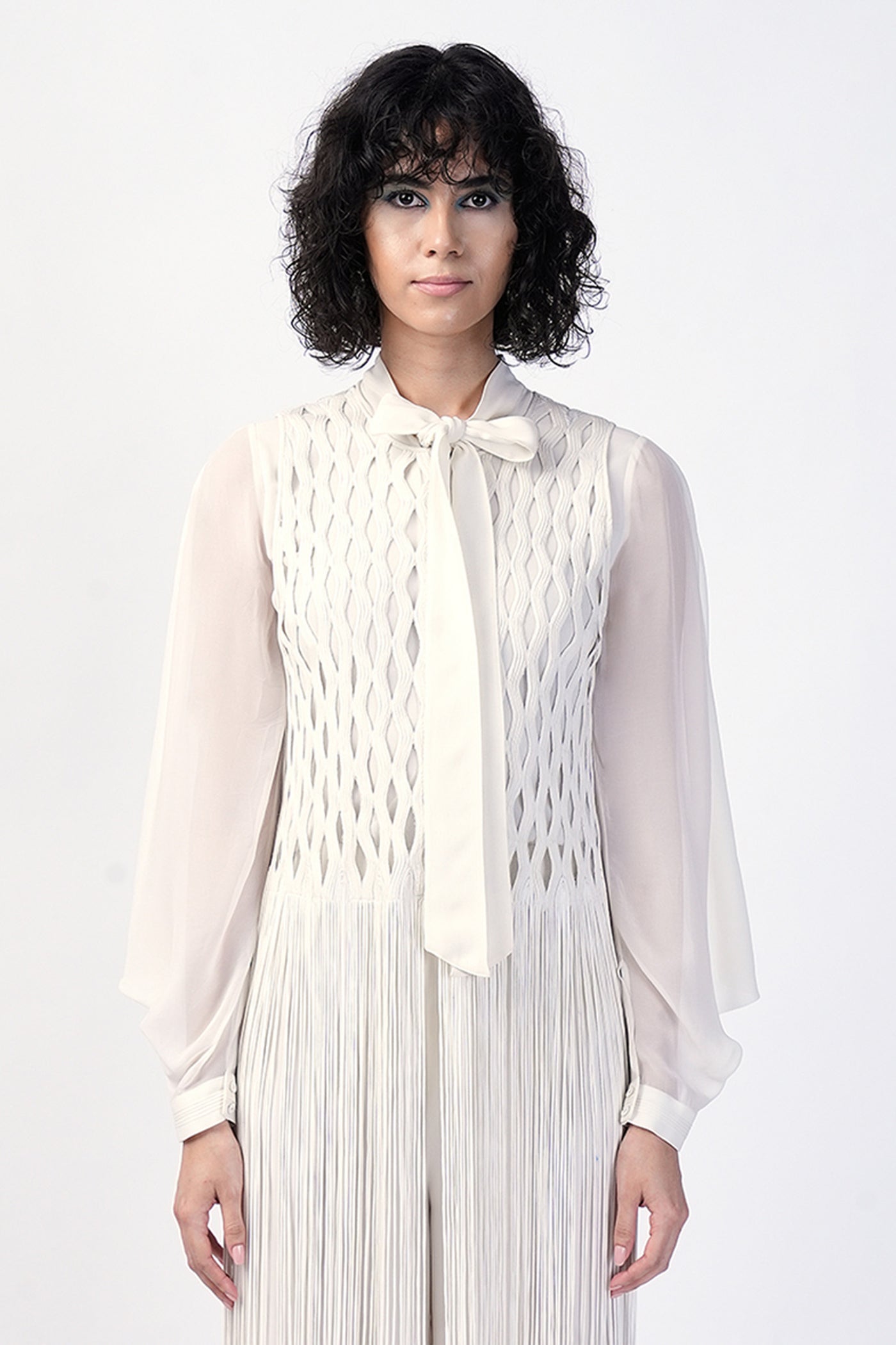 Rohit Gandhi Rahul Khanna Naos Fringe Jacket indian designer wear online shopping melange singapore