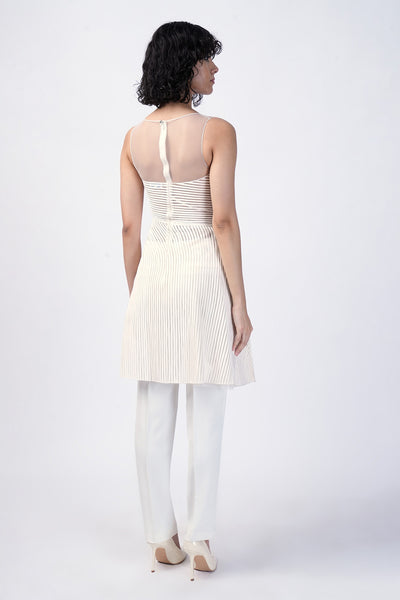 Rohit Gandhi Rahul Khanna Skyward Asymmetrical Top indian designer wear online shopping melange singapore