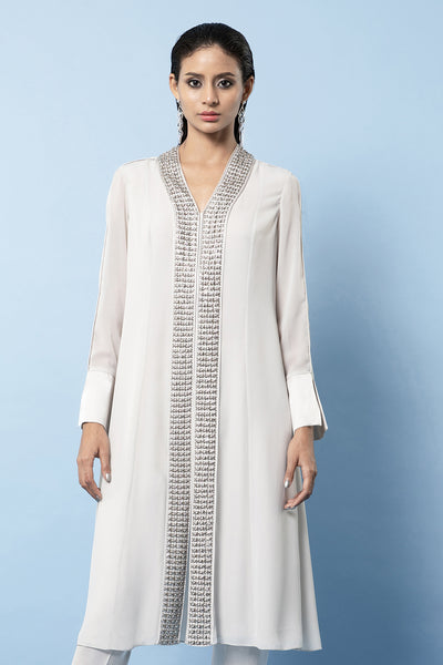 Rohit Gandhi and Rahul Khanna Flared Kurta Set indian designer wear online shopping melange singapore