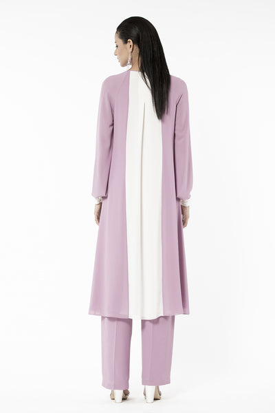 Rohit Gandhi and Rahul Khanna Mauve Embellished kurta indian designer wear online shopping melange singapore