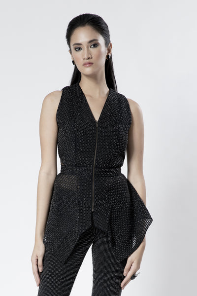 Rohit Gandhi and Rahul Khanna Suroz Halter Jacket indian designer wear online shopping melange singapore