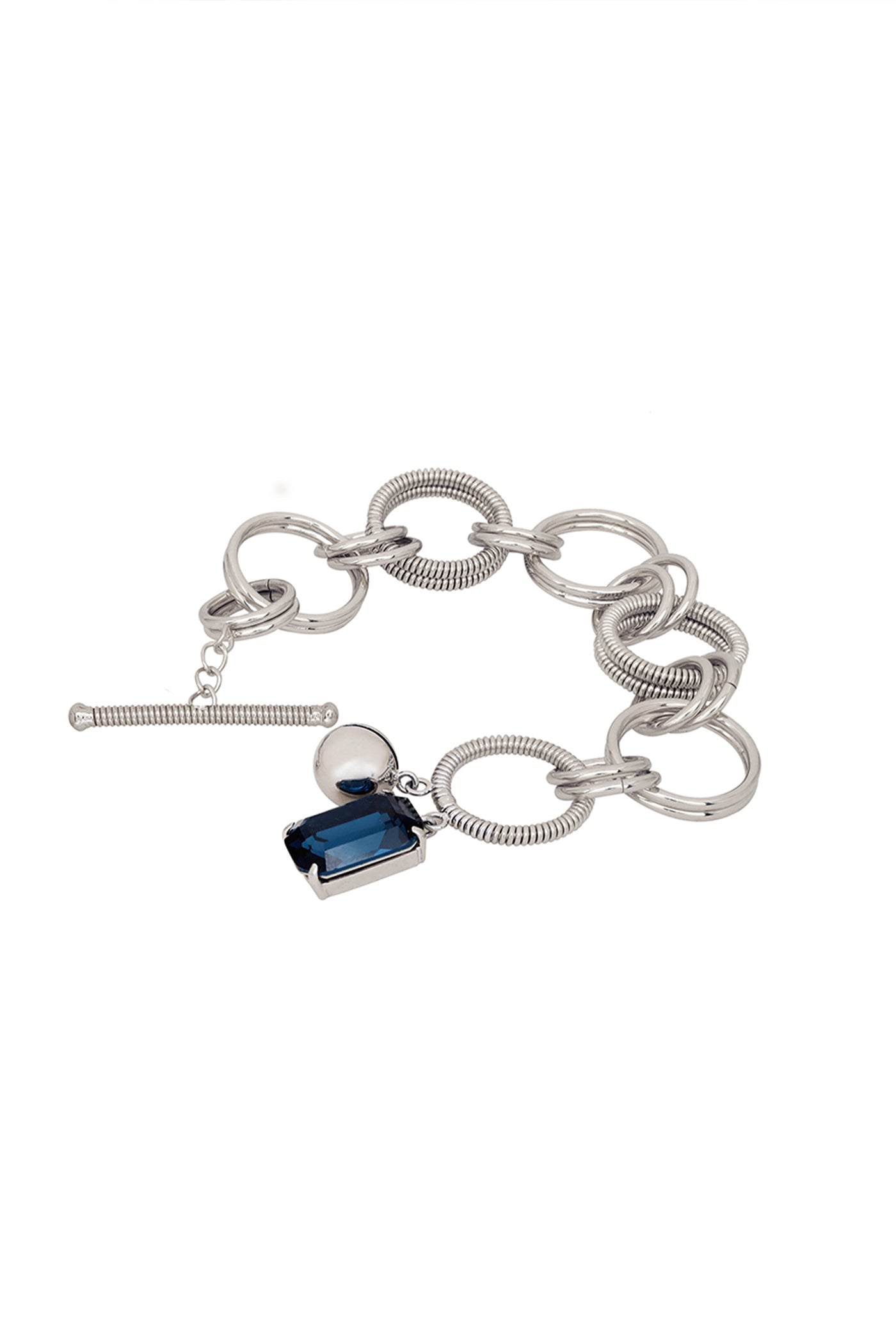 Ruhhette Alyssa Charm Bracelet Silver indian designer wear online shopping melange singapore