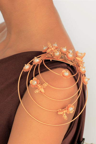 Ruhhette Aristocrat Shoulder Accessory Jewellery Indian designer wear online shopping melange singapore
