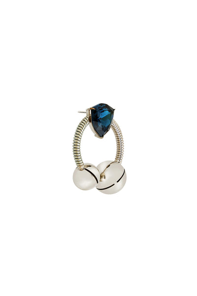 Ruhhette Azalea Gemstone Earrings Silver indian designer wear online shopping melange singapore