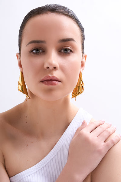 Ruhhette Devine Earring Jewellery Indian designer wear online shopping melange singapore