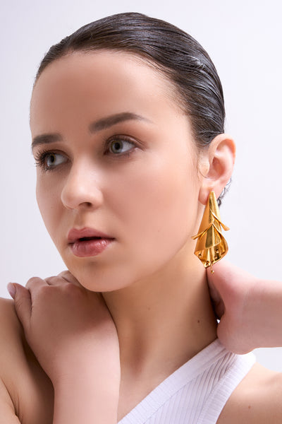 Ruhhette Devine Earring Jewellery Indian designer wear online shopping melange singapore