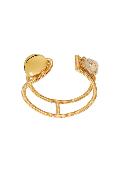 Ruhhette Jacynth Gemstone Handcuff indian designer wear online shopping melange singapore