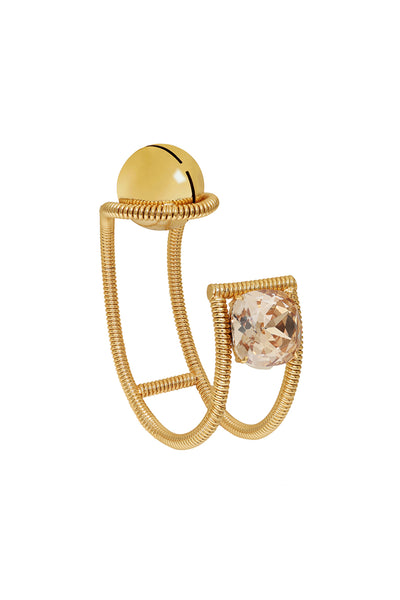 Ruhhette Jacynth Gemstone Handcuff indian designer wear online shopping melange singapore
