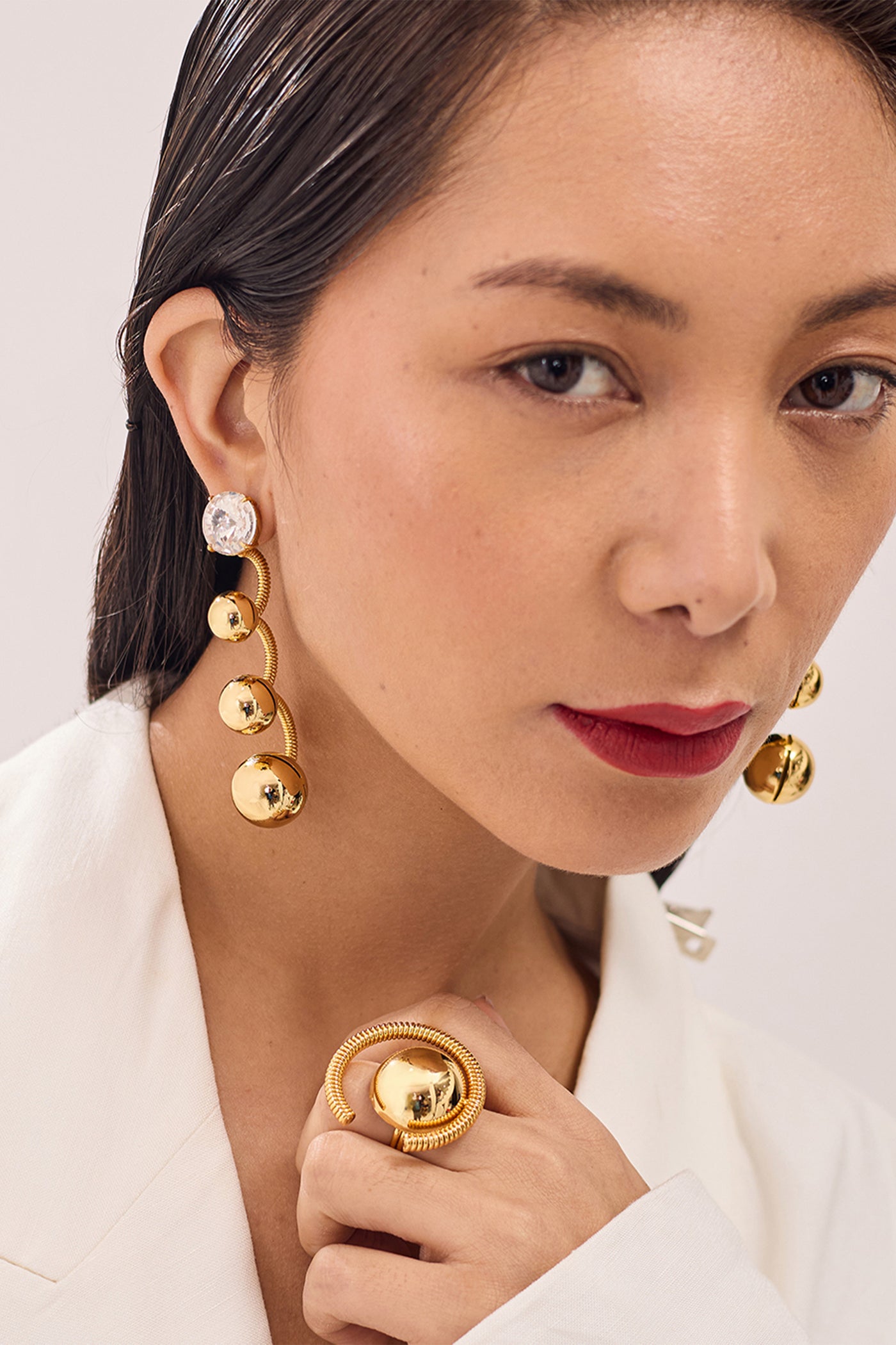 Ruhhette Marseille Earrings indian designer wear online shopping melange singapore