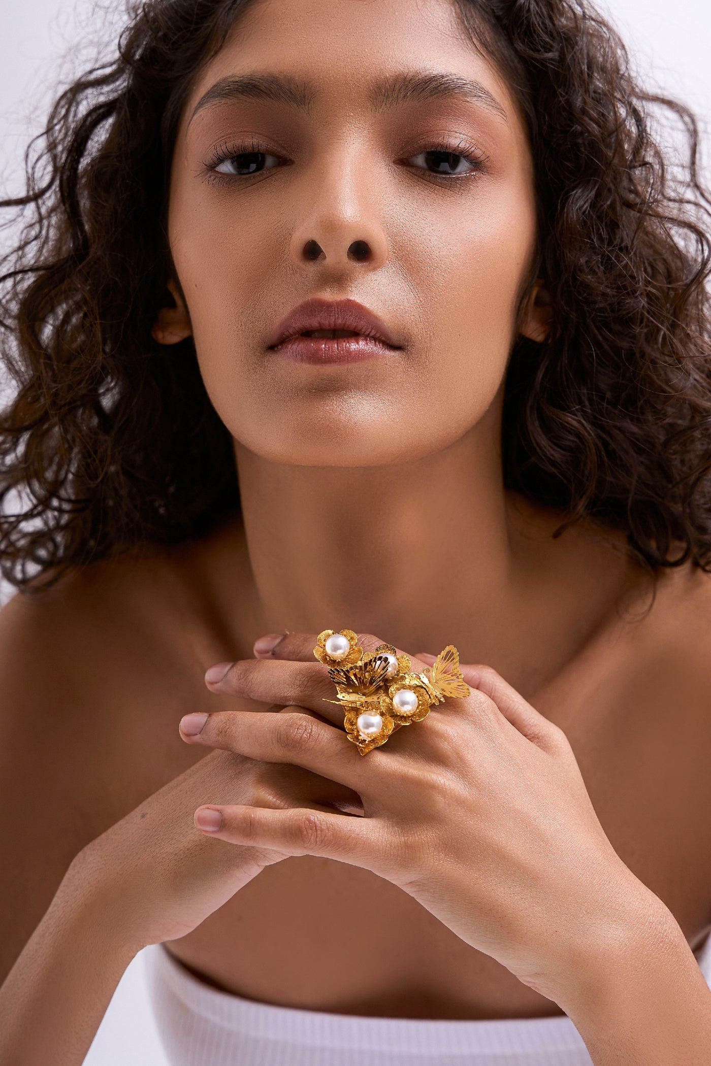 Ruhhette Ring- A- Bee Jewellery Indian designer wear online shopping melange singapore