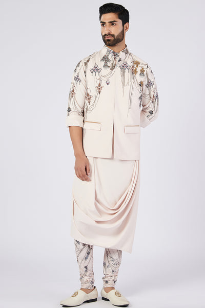 SN By Shantanu Nikhil Menswear Printed Churidar indian designer wear online shopping melange singapore