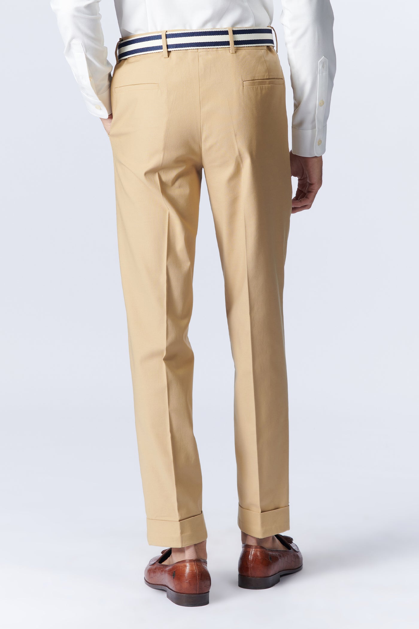 SN By Shantanu Nikhil Menswear SNCC Beige Trousers indian designer wear online shopping melange singapore