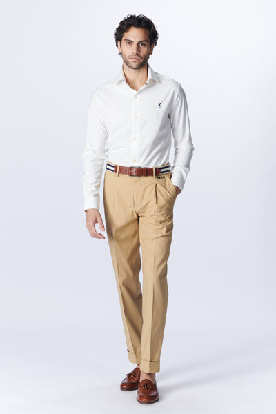 SN By Shantanu Nikhil Menswear SNCC Beige Trousers indian designer wear online shopping melange singapore