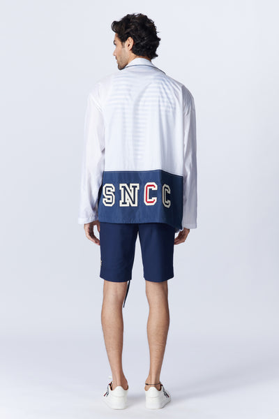 SN By Shantanu Nikhil Menswear SNCC Windbreaker Jacket indian designer wear online shopping melange singapore