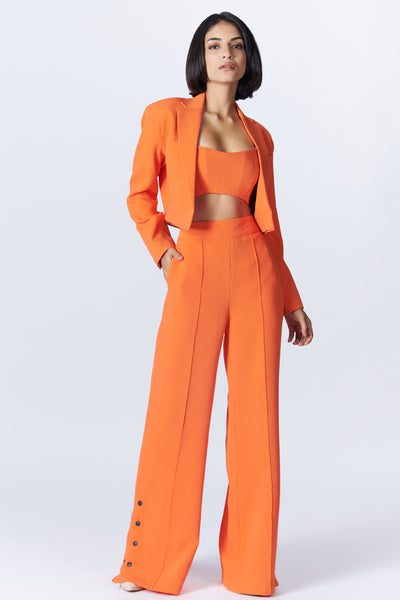 SN By Shantanu Nikhil SNCC Orange Crop Jacket indian designer wear online shopping melange singapore