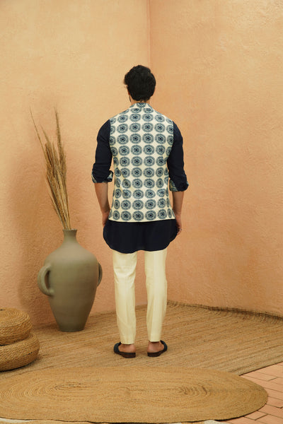 SVA Emir Reversible Bundi indian designer wear online shopping melange singapore