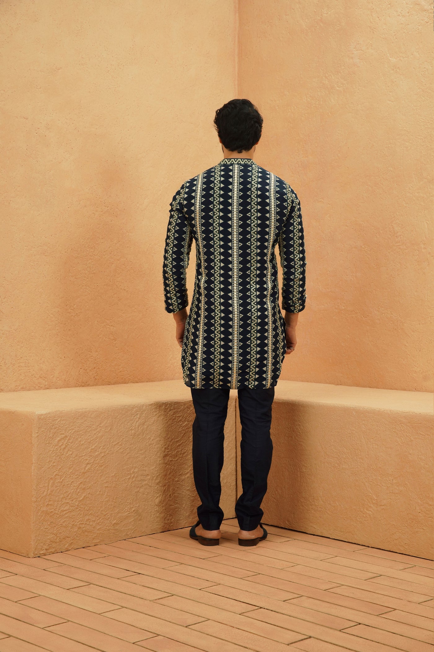 SVA Kairo Printed And Embellished Kurta Set indian designer wear online shopping melange singapore