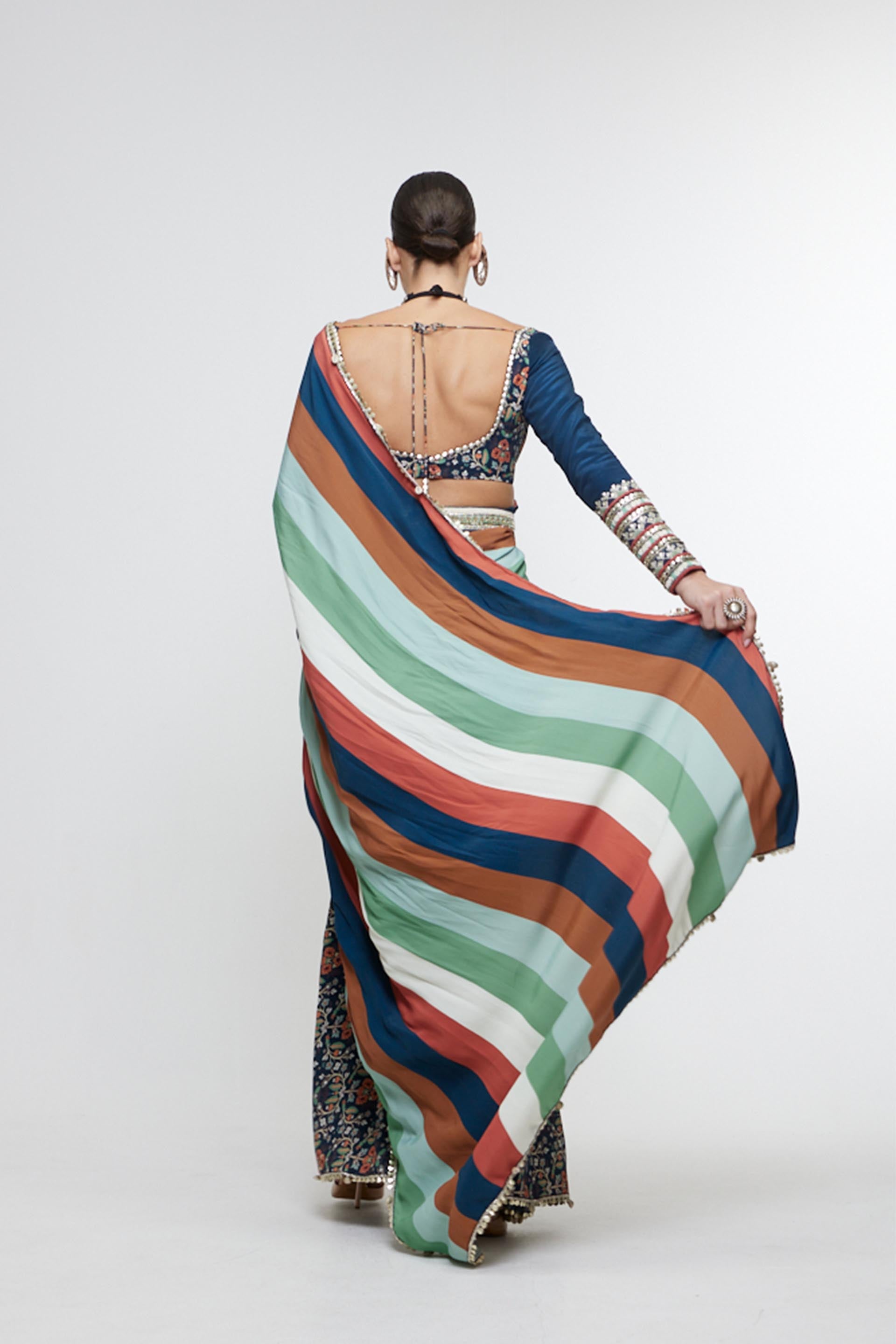 SVA Nayra Saree Set indian designer wear online shopping 
