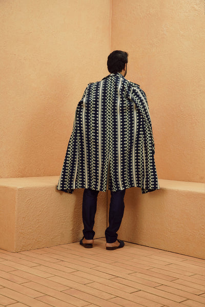 SVA Samah Trench Coat indian designer wear online shopping melange singapore
