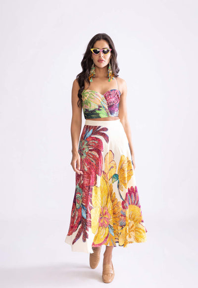 Saaksha & Kinni Sana Skirt indian designer wear online shopping melange singapore
