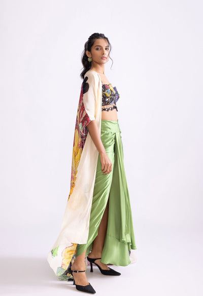 Shantanu & Nikhil Sass Skirt indian designer wear online shopping melange singapore