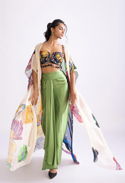 Shantanu & Nikhil Sass Skirt indian designer wear online shopping melange singapore