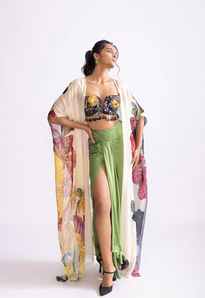 Shantanu & Nikhil Sass Skirt indian designer wear online shopping melange singapore