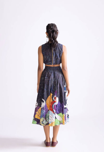 Saaksha & Kinni Nikki Skirt indian designer wear online shopping melange singapore
