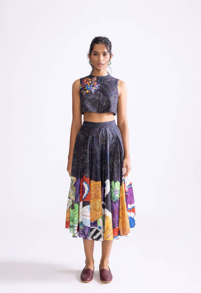 Saaksha & Kinni Nikki Skirt indian designer wear online shopping melange singapore
