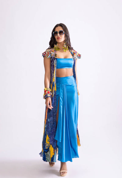 Shantanu & Nikhil Sass Skirt indian designer wear online shopping melange singapore
