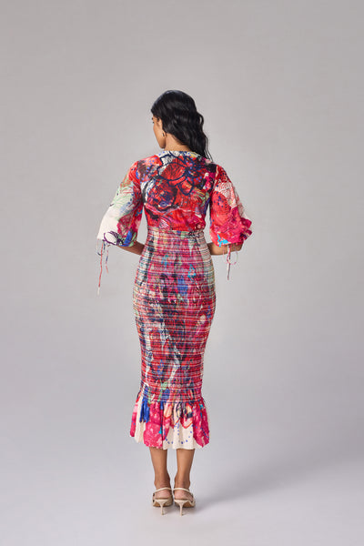 Saaksha & Kinni Abra Dress indian designer wear online shopping melange singapore