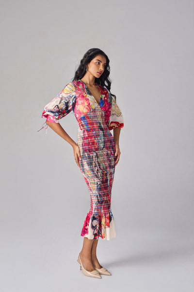 Saaksha & Kinni Abra Dress indian designer wear online shopping melange singapore