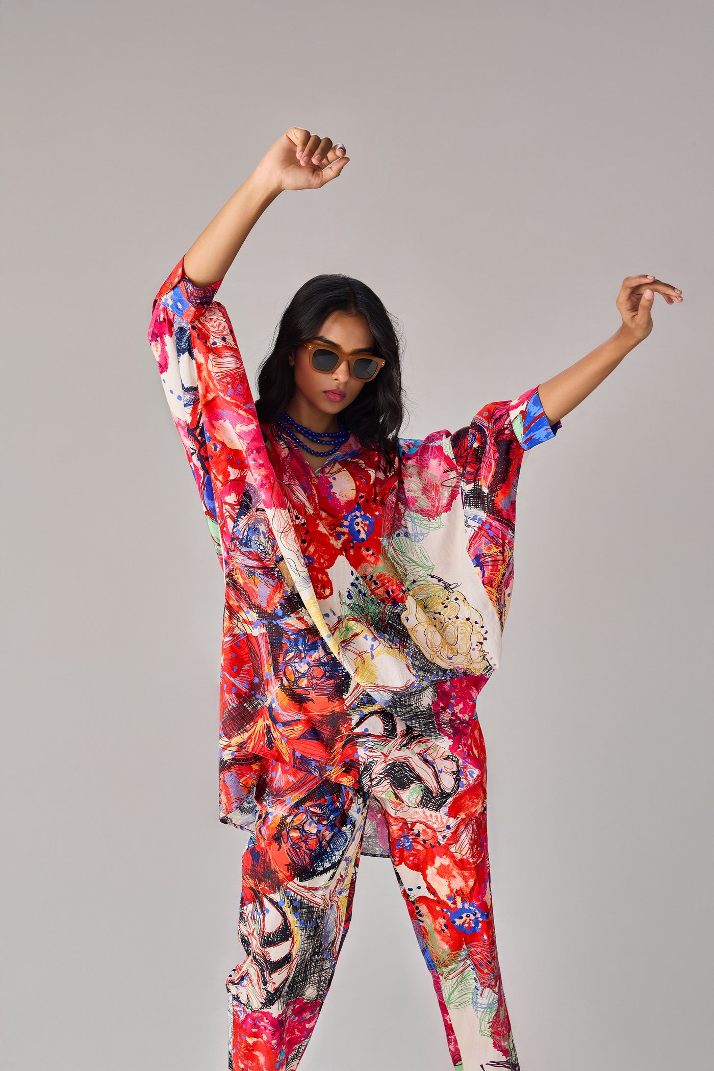 Saaksha & Kinni Akira Tunic indian designer wear online shopping melange singapore
