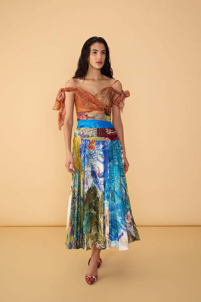Saaksha & Kinni Alex Dress indian designer wear online shopping melange singapore 