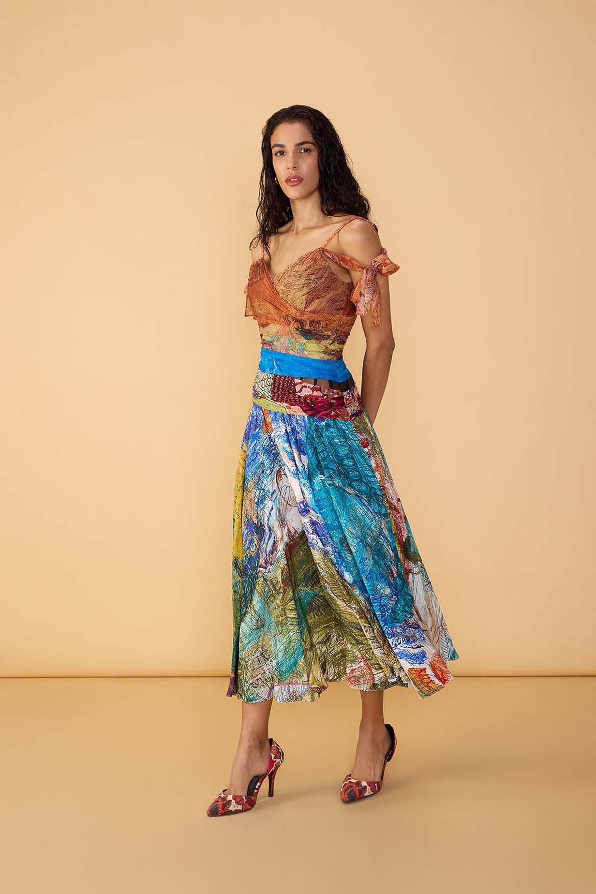 Saaksha & Kinni Alex Dress indian designer wear online shopping melange singapore 