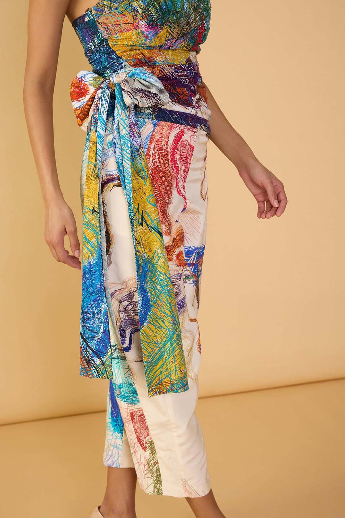 Saaksha & Kinni Amina Blouse indian designer wear online shopping melange singapore