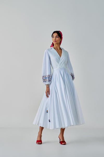 Saaksha & Kinni Annie Dress White indian designer wear online shopping melange singapore