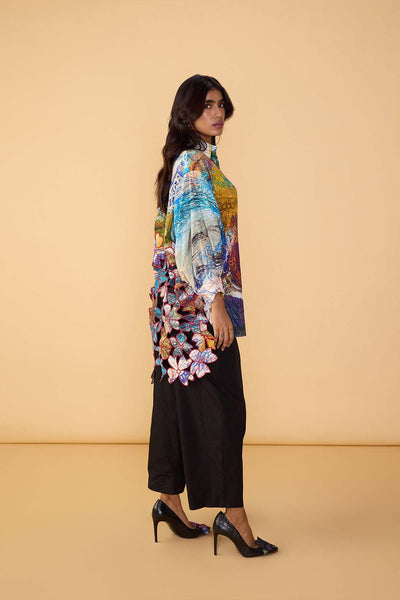 Saaksha & Kinni Armida Shirt indian designer wear online shopping melange singapore 