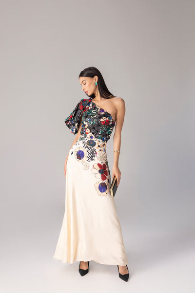 Saaksha & Kinni Bianca Dress indian designer wear online shopping melange singapore