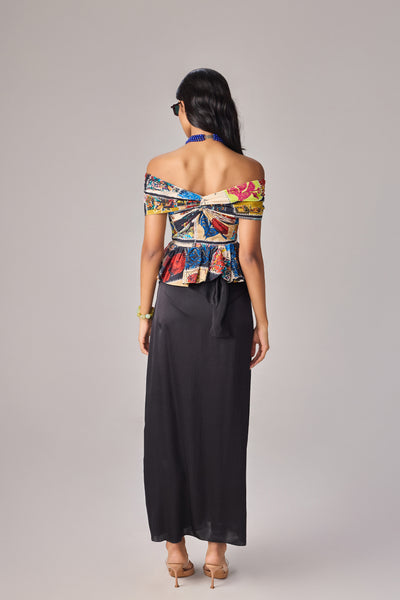 Saaksha & Kinni Chrysa Blouse indian designer wear online shopping melange singapore