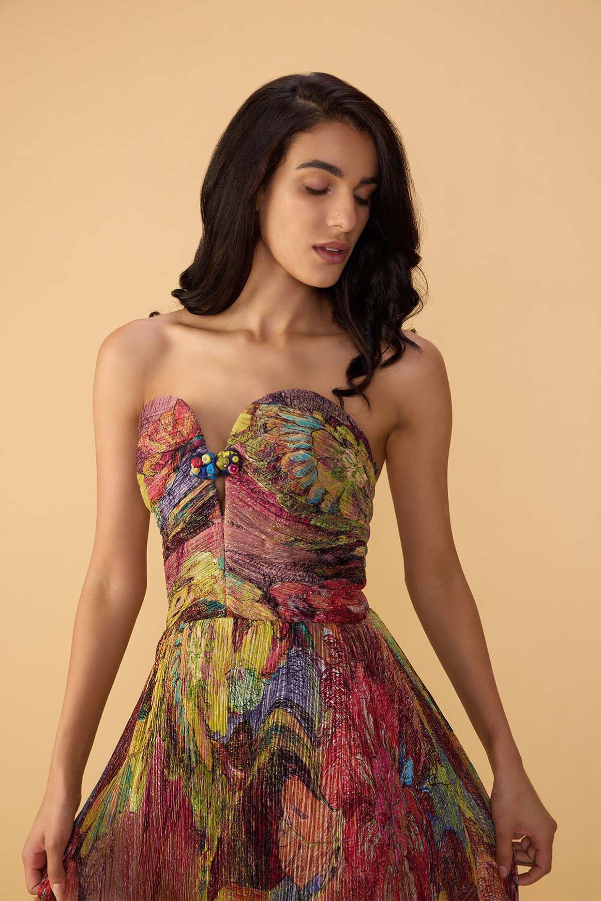 Saaksha & Kinni Claritta Dress indian designer wear online shopping melange singapore 