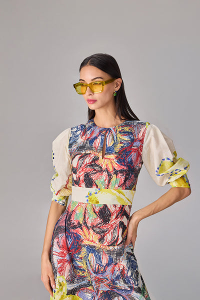 Saaksha & Kinni Daisy Dress indian designer wear online shopping melange singapore
