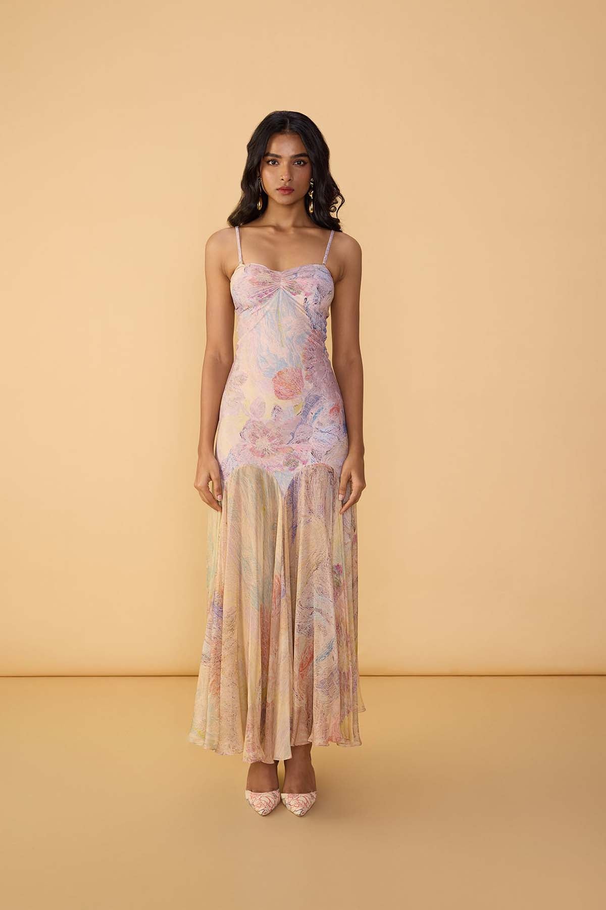 Saaksha & Kinni Daisy Dress indian designer wear online shopping melange singapore 