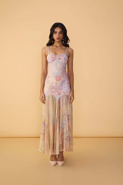 Saaksha & Kinni Daisy Dress indian designer wear online shopping melange singapore 