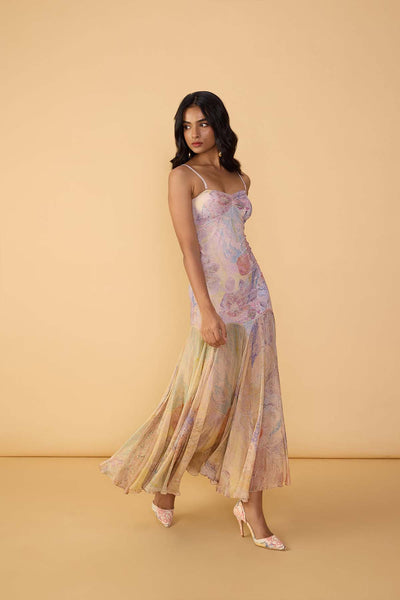 Saaksha & Kinni Daisy Dress indian designer wear online shopping melange singapore 